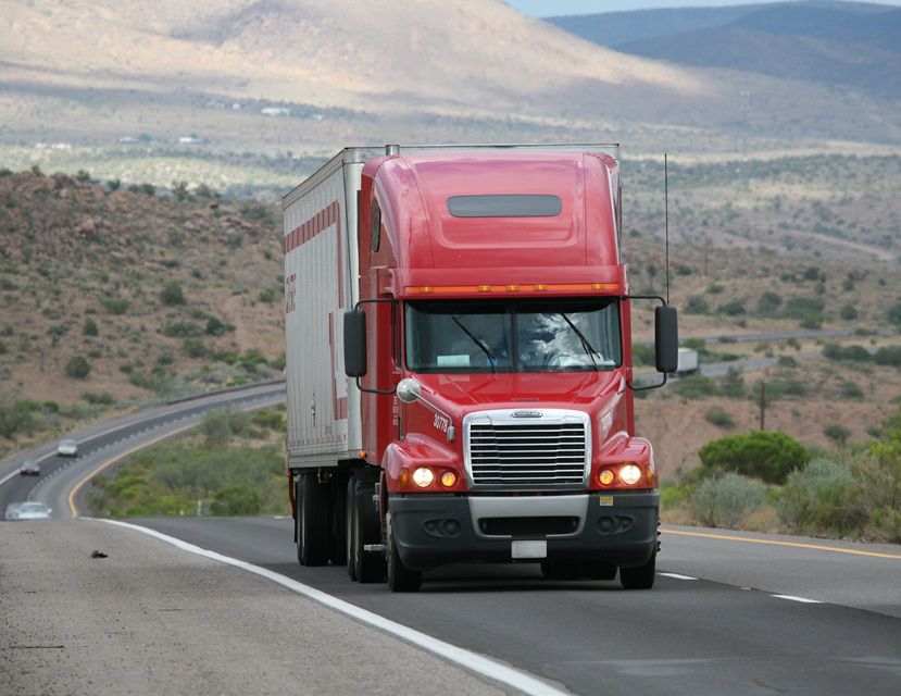 Modern freight transport and distribution operation