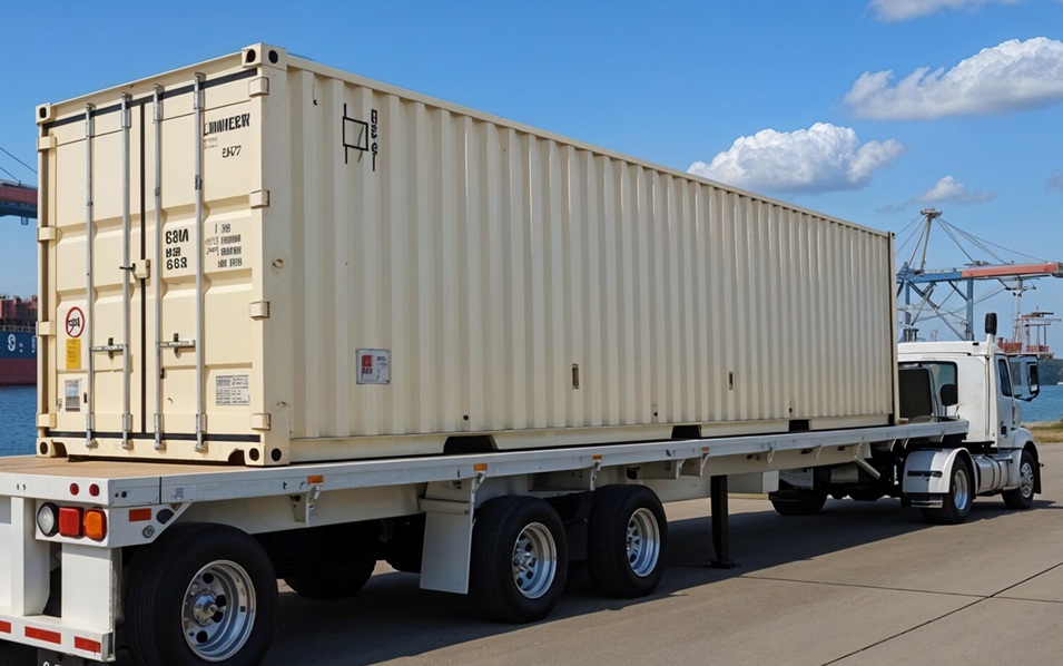 Container transport and port logistics