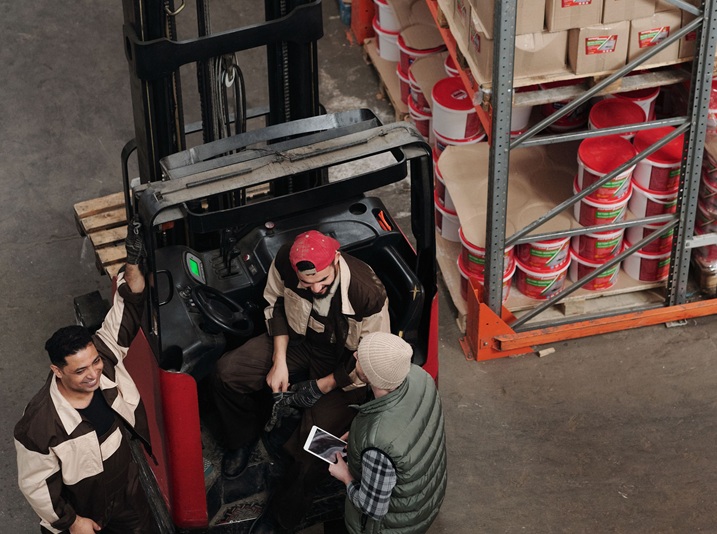 Warehouse loading and forklift operations